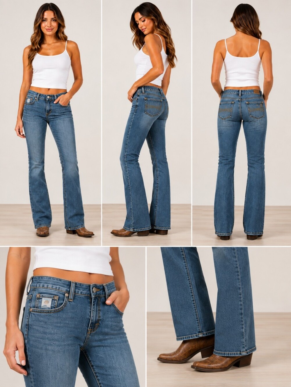 Cinch Women’s Jeans 27x31 Medium Wash Bootcut Western Cowgirl Y2K Denim